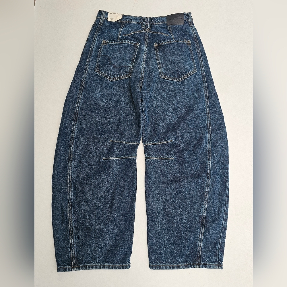 Free People We The Free Good Luck Barrel Jeans - Picture 2 of 8
